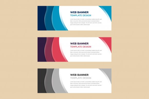 Strategic Visual Positioning with Curve Web Horizontal Banner Papercut Designs