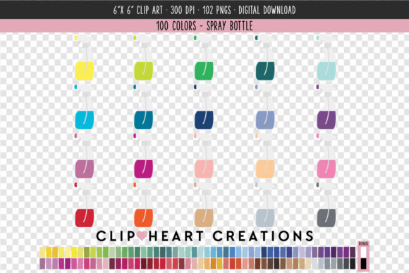 Unlock 100 Colors for Spray Bottle Art